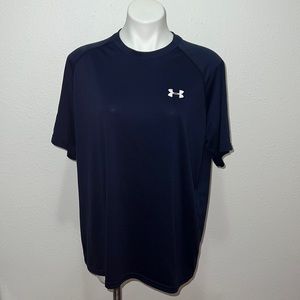 Under Armour Heatgear Blue T-shirt Sz XL